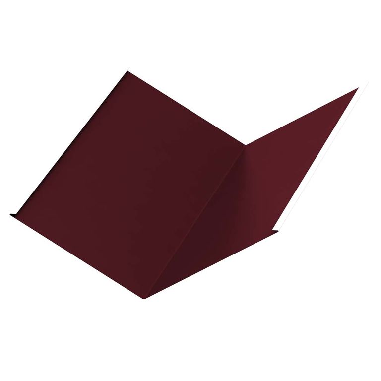 Планка ендовы нижняя (ПЭ-01-3005-0,45) винно-красный