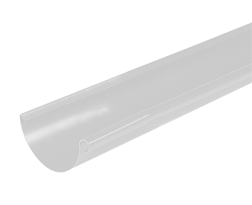 Желоб водосточный 3м металлический (белый) МП Престиж